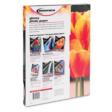 Innovera® Glossy Photo Paper, 7 Mil, 8.5 X 11, Glossy White, 100-pack freeshipping - TVN Wholesale